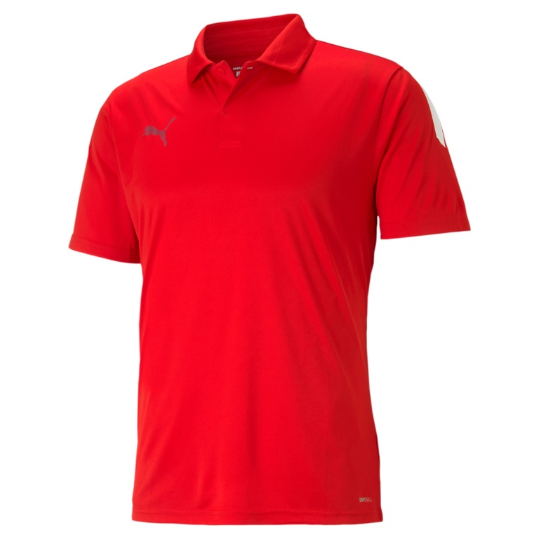 Puma Sport-Polo teamLIGA Sideline rot Herren